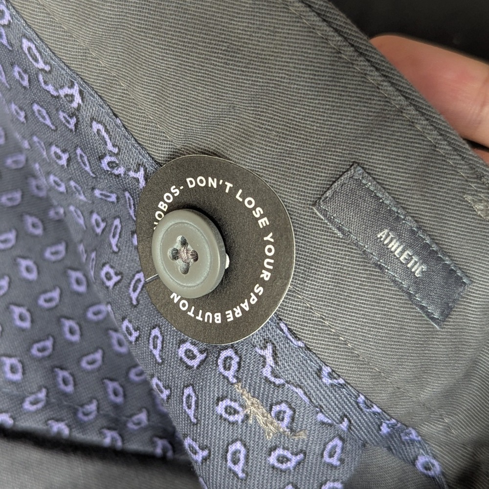 Bonobos Chino Pants‎ Mens 40x32 Grey Athletic Fit Stretch Cotton Trousers 17408 - Picture 5 of 15